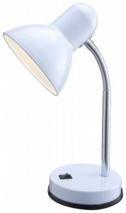 Stolní lampa bílá E27/40W/230V
