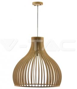 40551 Závěsné svítidlo dřevěné, E27, Ø450mm